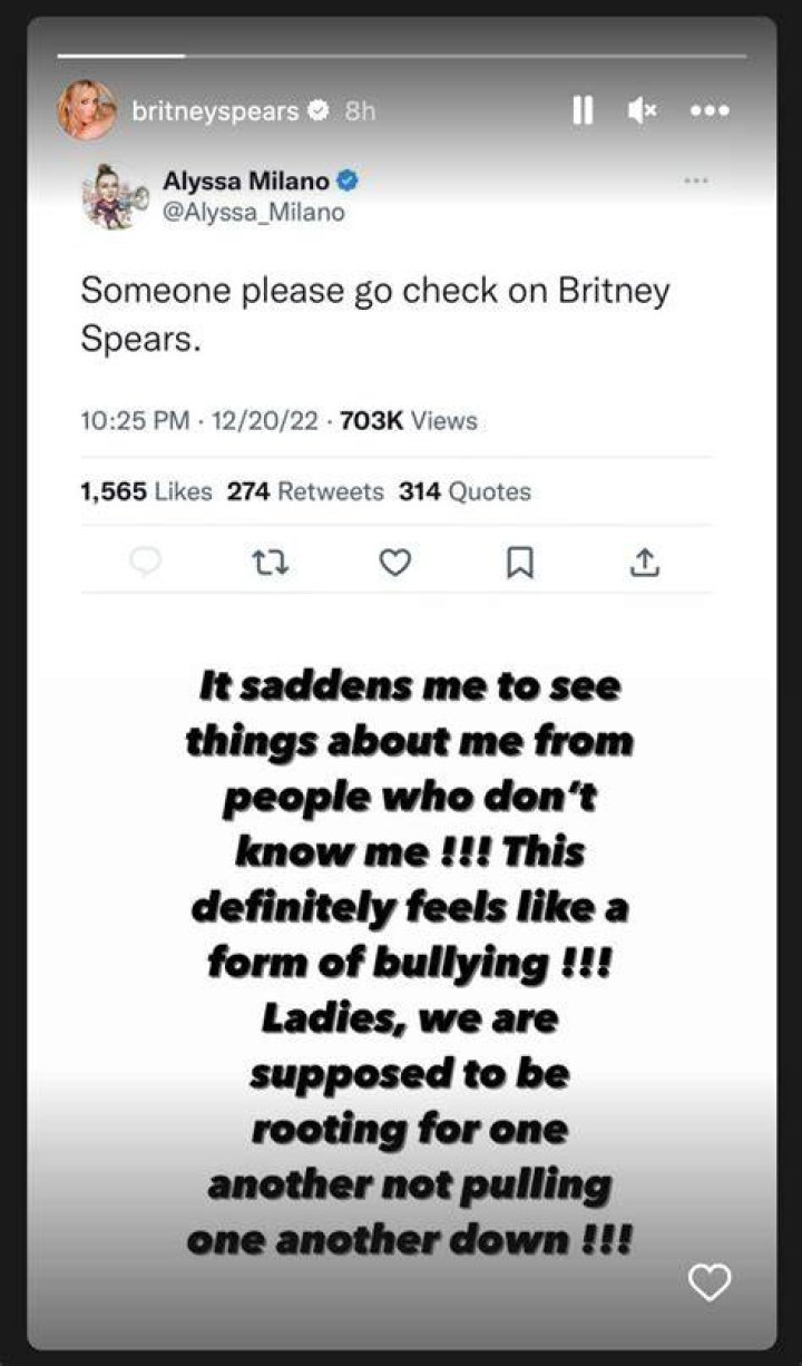 Alyssa Milano apologized to Britney Spears after allegedly ‘bullying’ her on Twitter