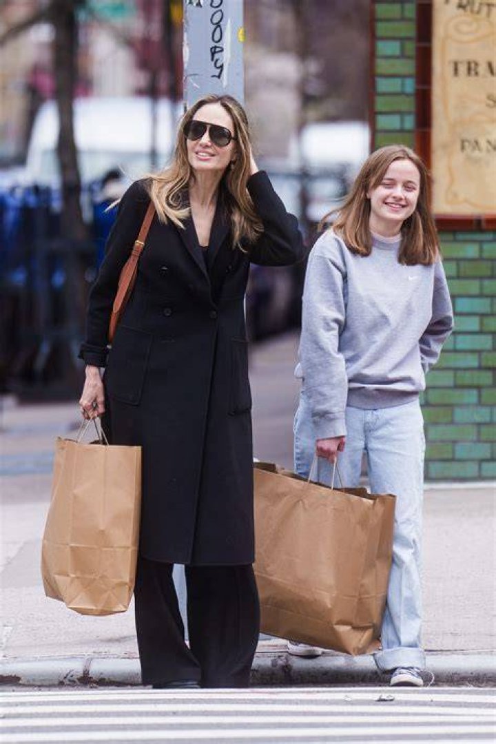 Angelina Jolie Goes On Another Back-To-School Shopping Session With Daughter Vivienne – See Pics