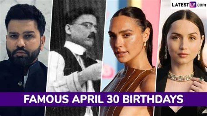April 30 Birthdays Of Famous People 
