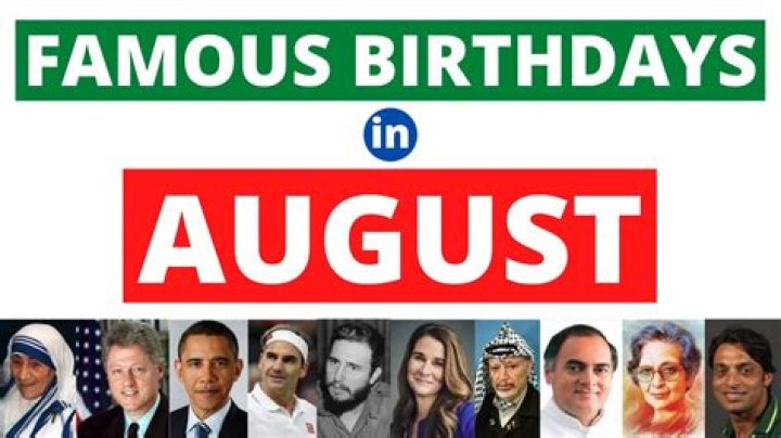 August 26 Birthdays Of Famous People