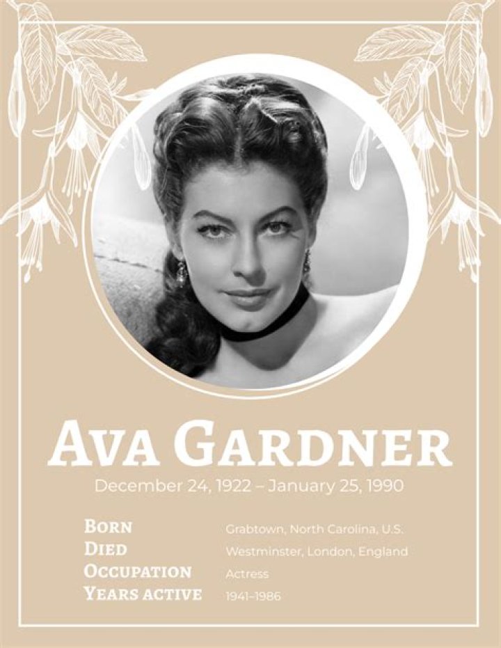 Ava Gardner Biography - Facts, Childhood, Family Life & Achievements