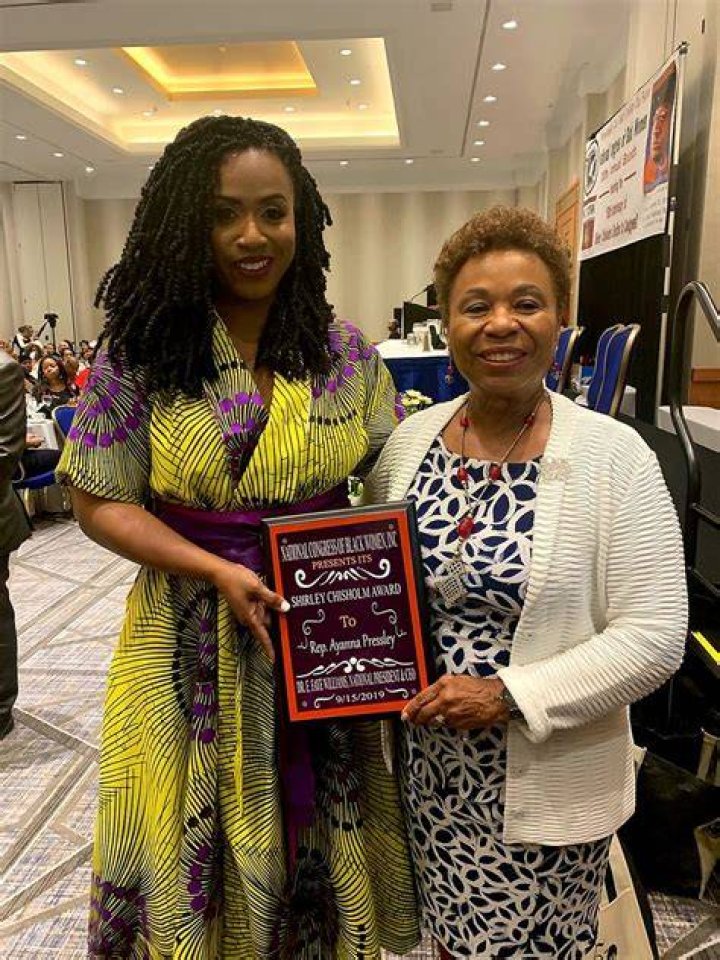 Ayanna Pressley parents: Sandra Pressley, Martin Pressley