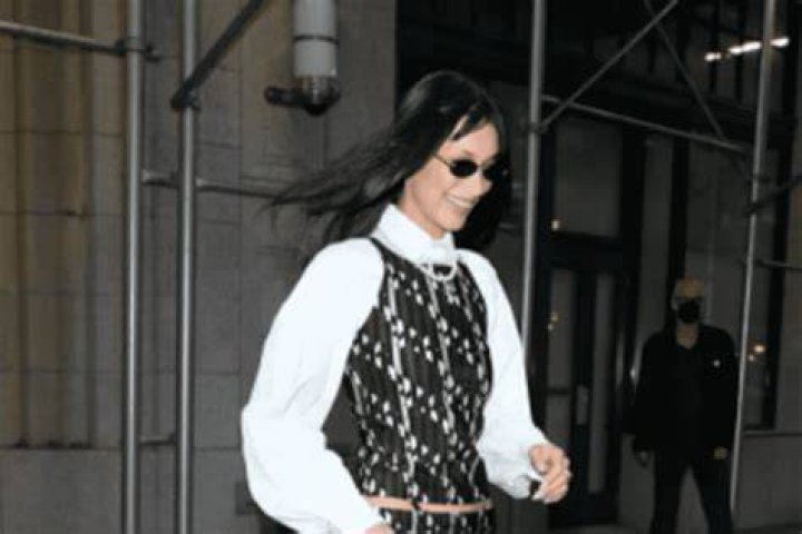 Bella Hadid proved that socks with sandals are still relevant