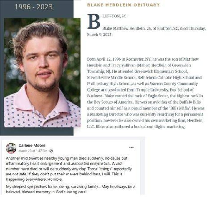 Blake Herdlein Passes Away, Temple University Graduate