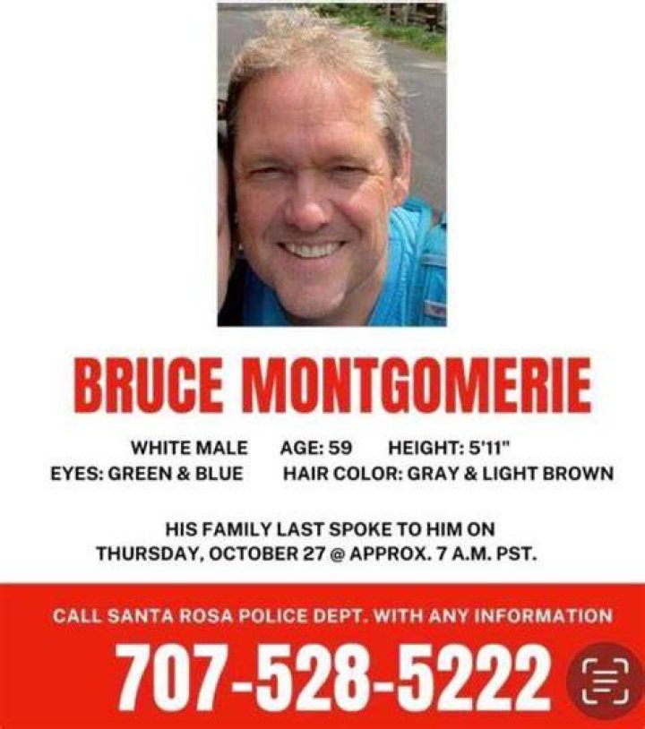 Bruce Montgomerie Missing, Santa Rosa CA/ Maryland, Who Is Bruce Montgomerie – Kaiser Permanente