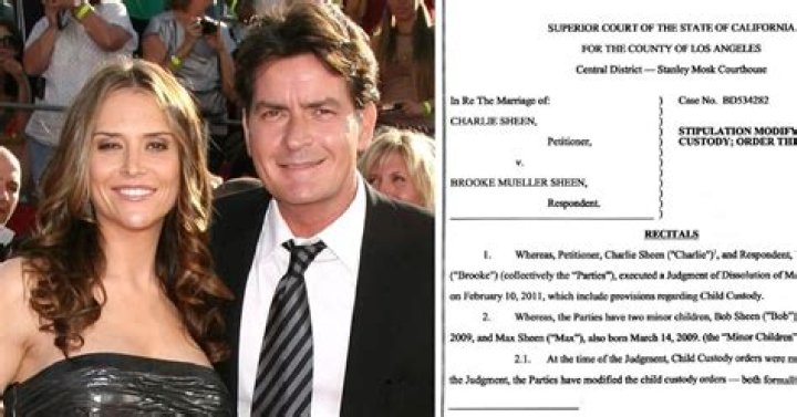 Charlie Sheen Will Not Seek Sole Custody Following Brooke Mueller’s Fall Back Into Drug Addiction