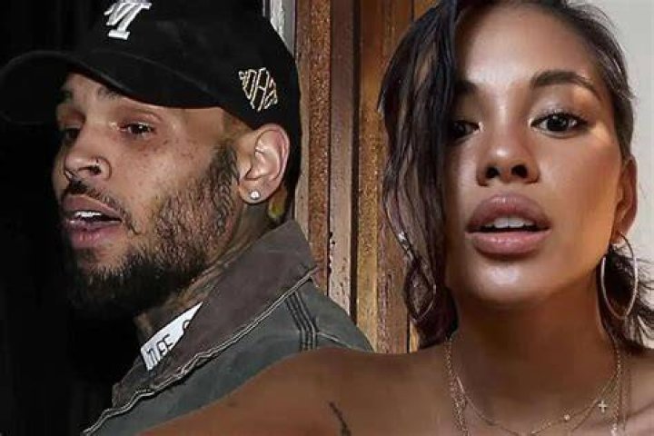 Chris Brown Can’t Stop Drooling Over Hot Ammika Harris In A Tight Crop Top – ‘DAMN GIRL!’