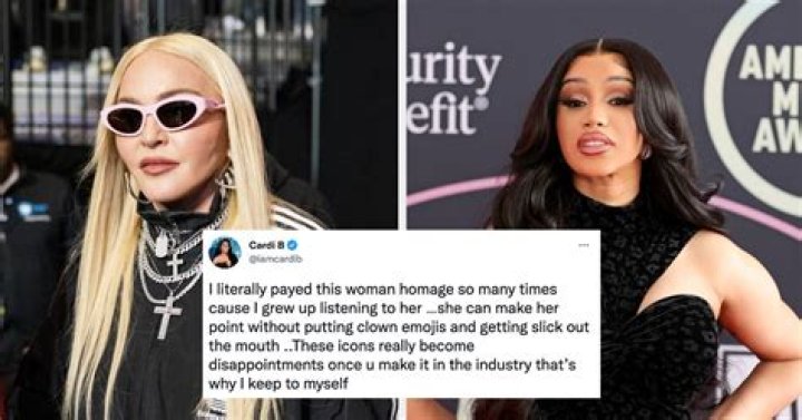 Criticizing Madonna, Cardi B Once-Admired Figures Eventually Turn Out To Be Let Downs
