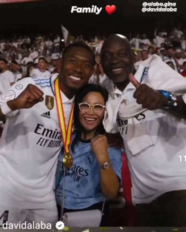 David Alaba parents: George Alaba, Gina Alaba