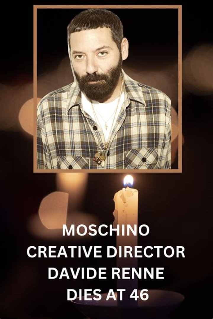 Davide Renne Cause of Death, Moschino Designer, Creative Director
