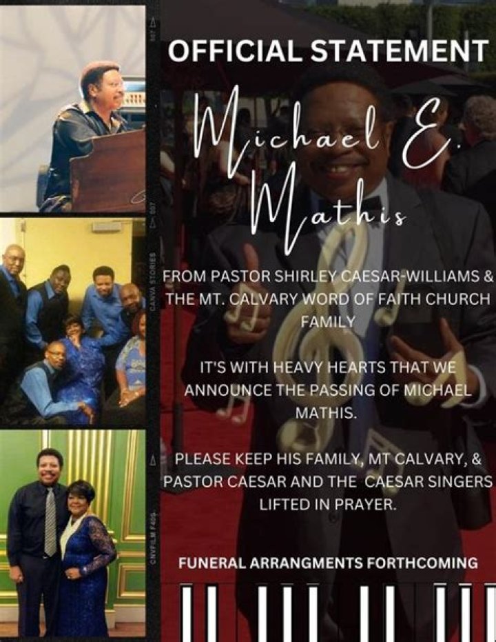 Did Michael Mathis Die? Shirley Ann Caesar-Williams Son
