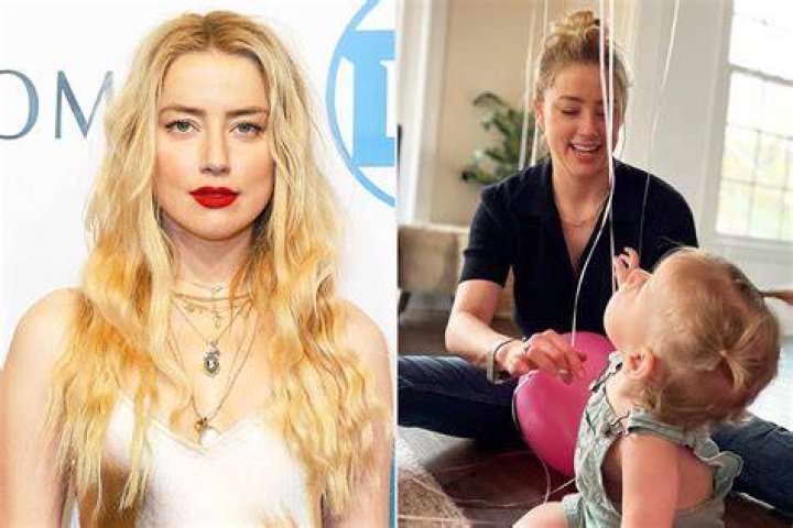 Does Amber Heard have a son?