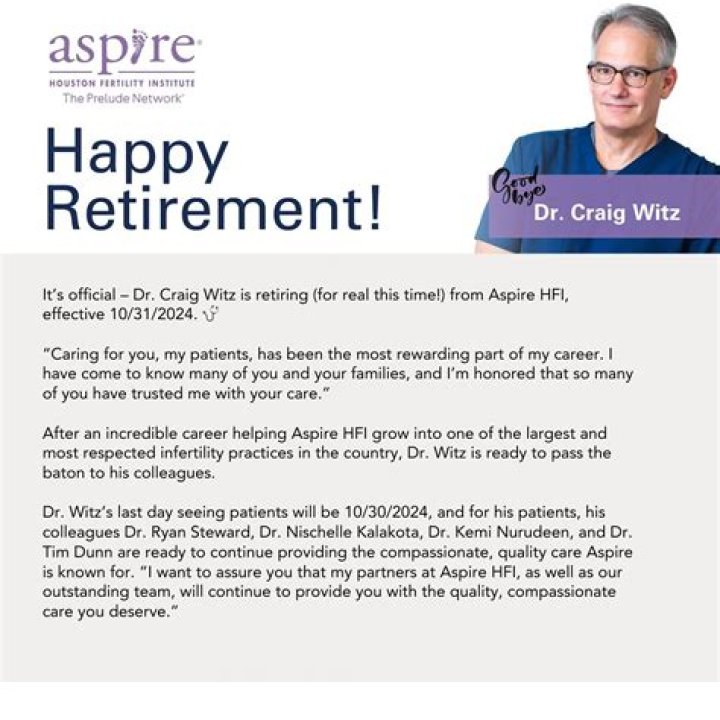 Dr. Craig Witz, MD – Webster, TX