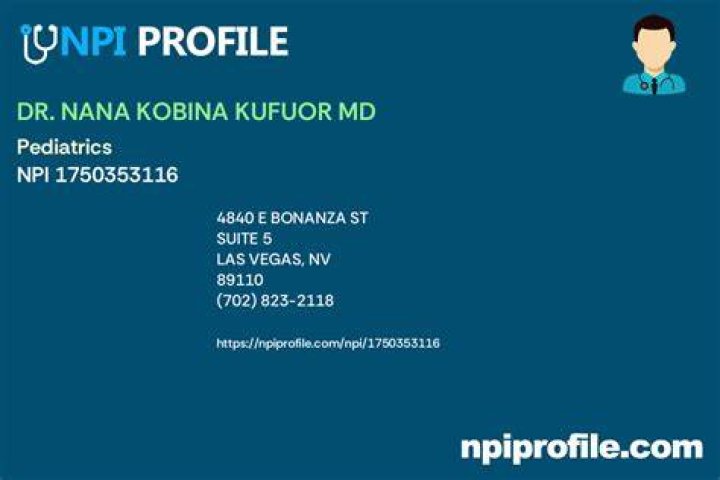 Dr. Nana Kufuor, MD – Las Vegas, NV