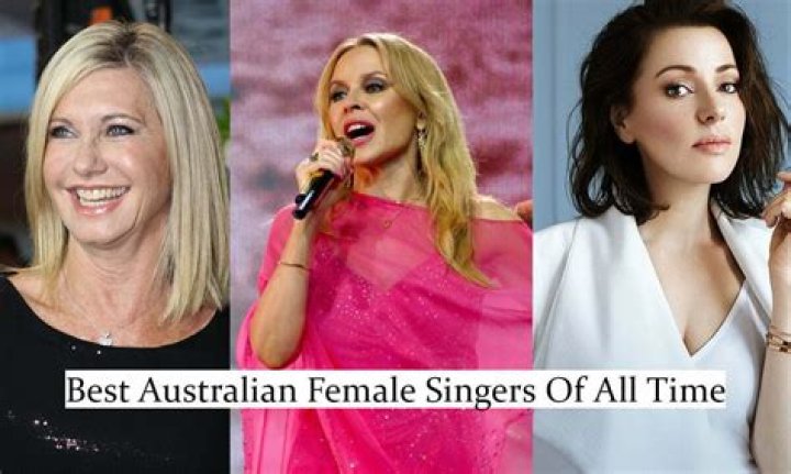 Famous Australian Female Pop Singers