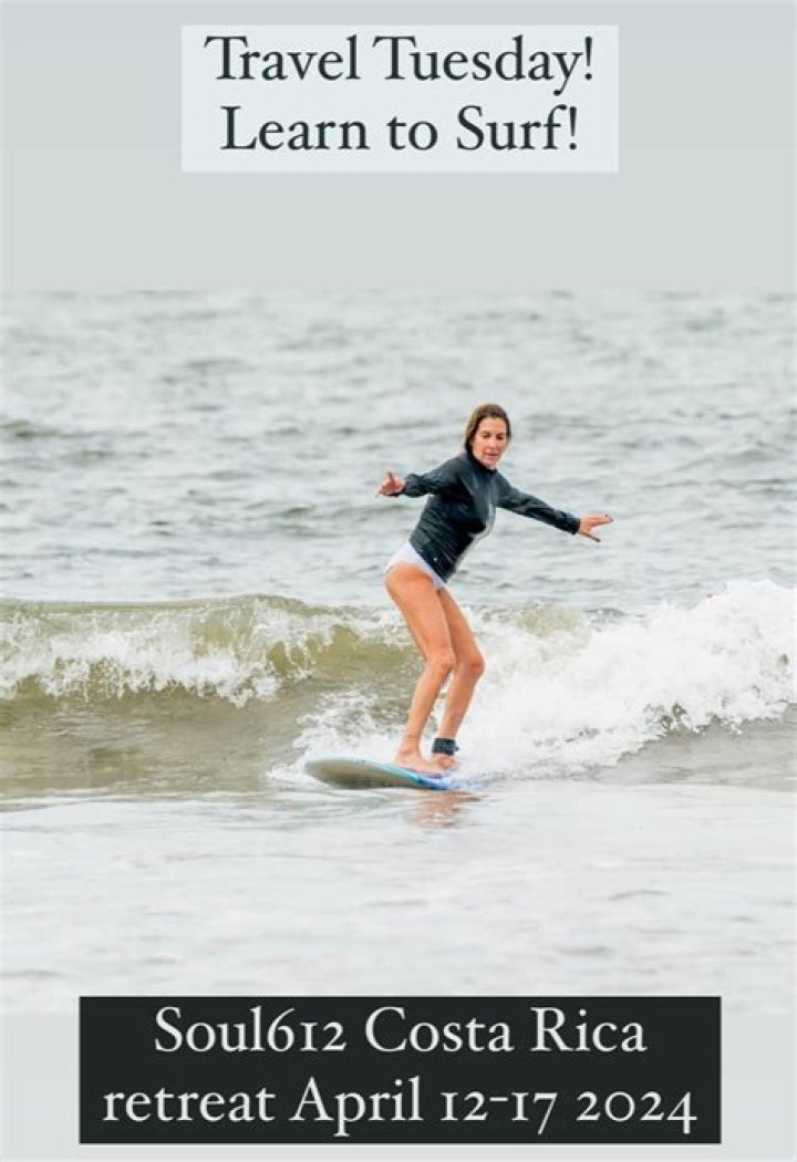 Golden Bachelor Star Leslie Fhima Shares Swimsuit Photo Surfing