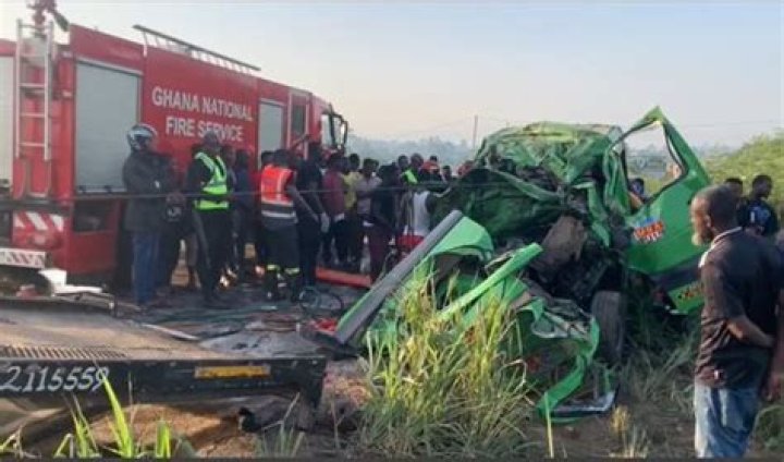 Gory accident on Accra-Suhum road (Video)