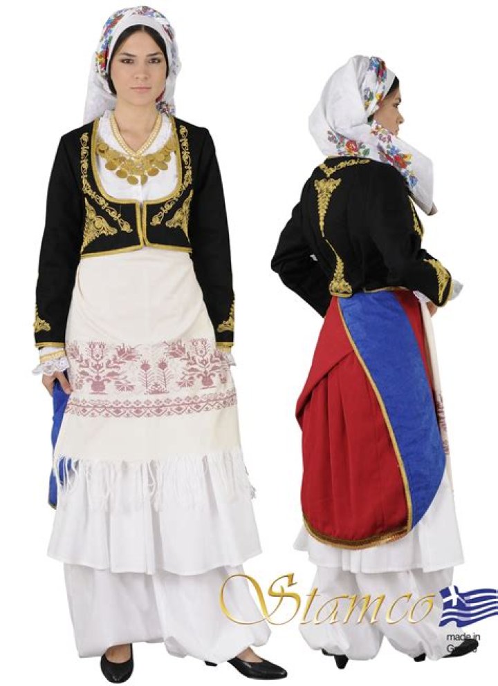 Greek Costume Crete Embroidery — Blessed Celebration
