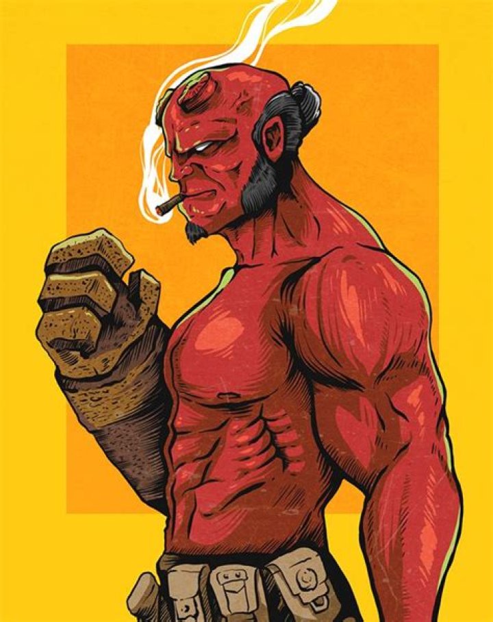 Hellboy Fan Art Imagines David Harbour As The Cigar-Chomping Demon