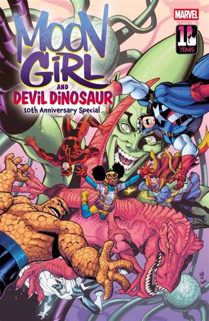 How did Moon Girl get her dinosaur?