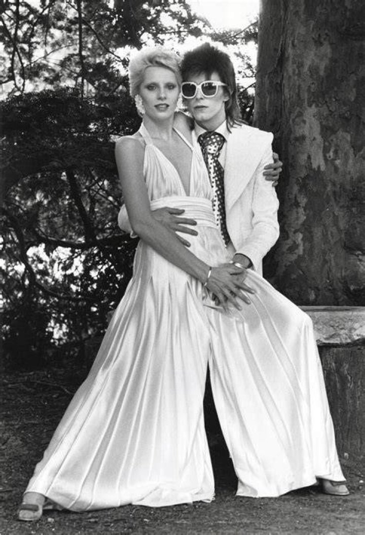 How many times did David Bowie marry?