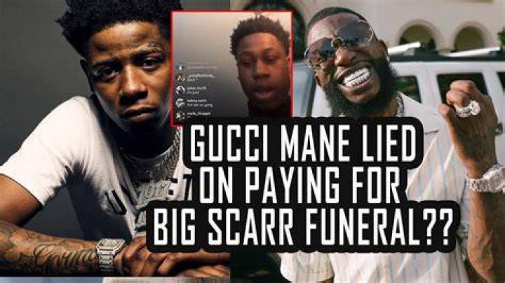 How much did Gucci Mane pay for Big Scarr funeral?