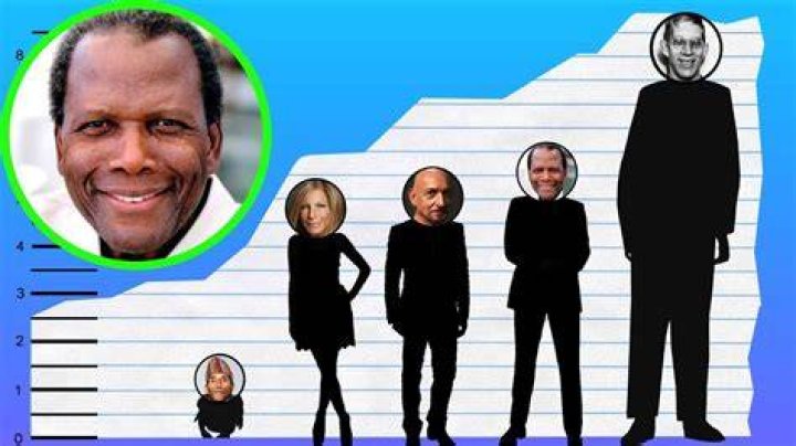 How tall was Sidney Poitier?
