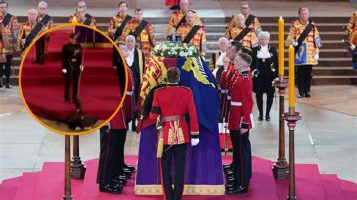 In case you’re wondering how long the Queen’s lying in state is, guards are literally fainting on the spot