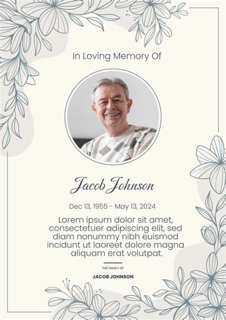 In Loving Memory of Nathan Heidenreich, Obituary & Funeral Details