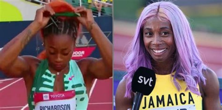 Is Shelly-Ann Fraser-Pryce wearing a wig?