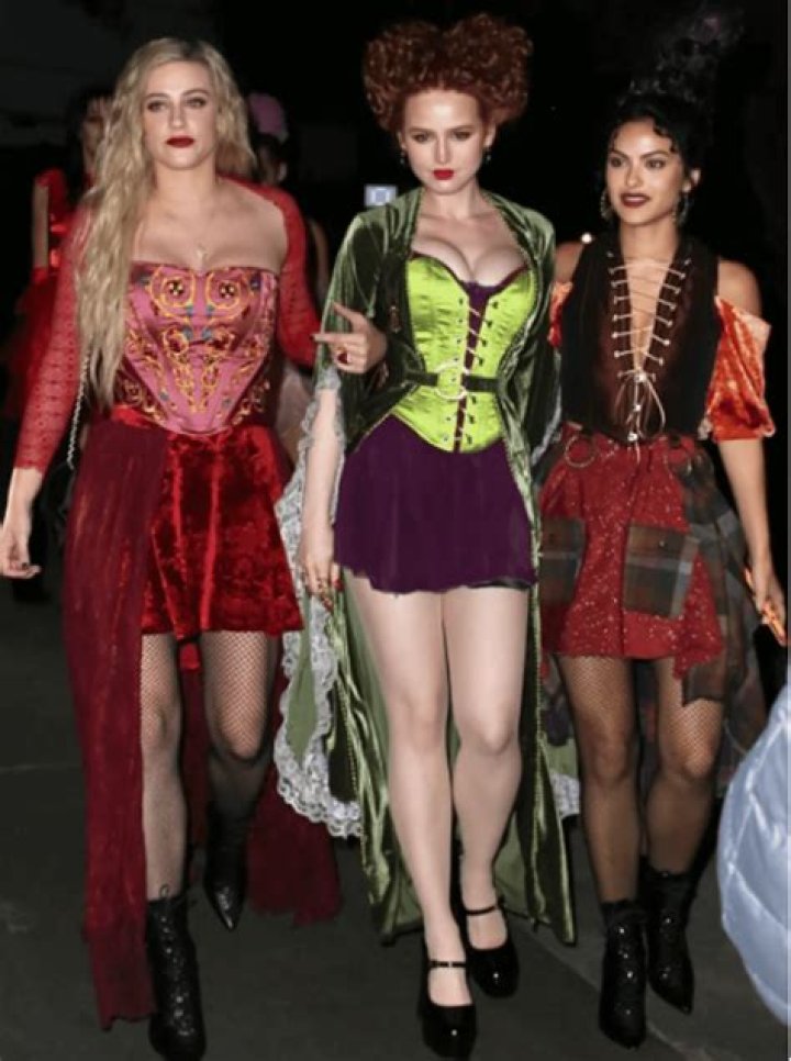 It’s Halloween In Hollywood, And The Hocus Pocus Girls—Lili Reinhart, Camila Mendes, And Madelaine Petsch—Are Making An Appearance As The Unforgettable Witchy Trio