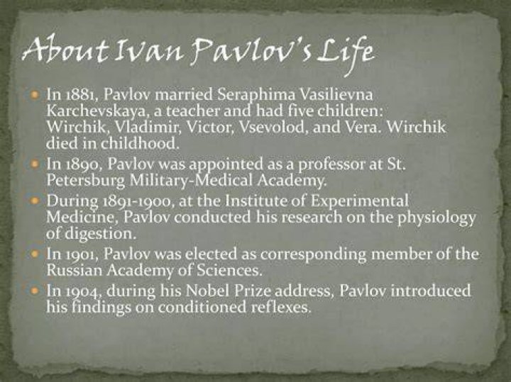 Ivan Pavlov Biography - Childhood, Life Achievements & Timeline
