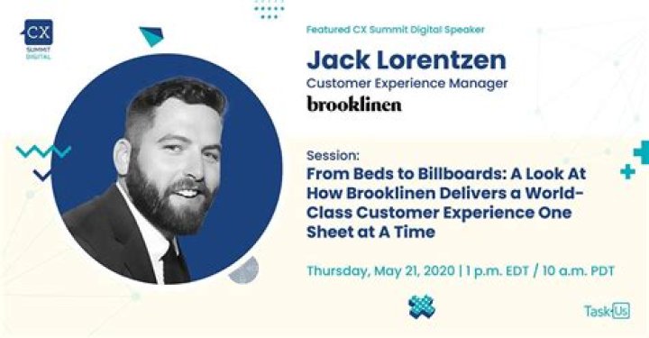 Jack Lorentzen Obituary, Senior Manager of Customer Experience at Brooklinen