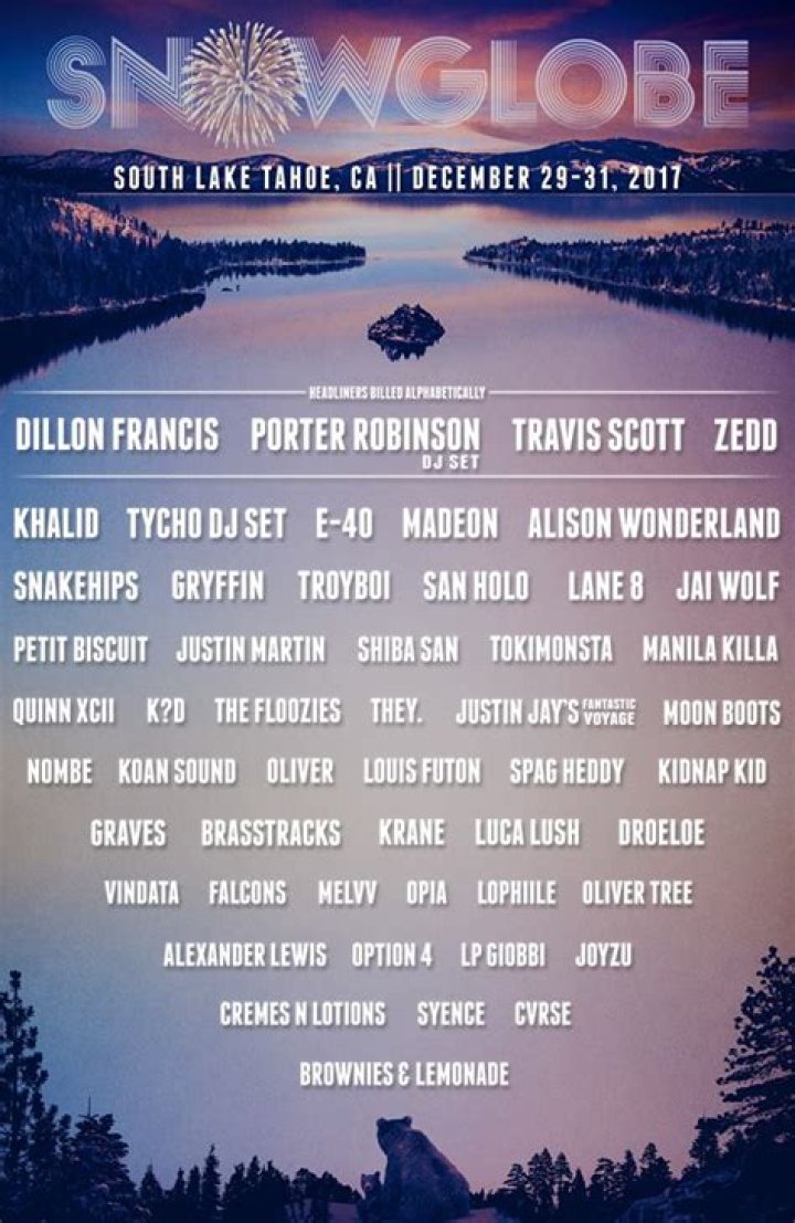 Jack U, Kaskade And Dillon Francis Top Snowglobe Fest Lineup
