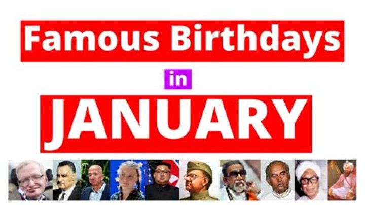 January 16 Birthdays Of Famous People 