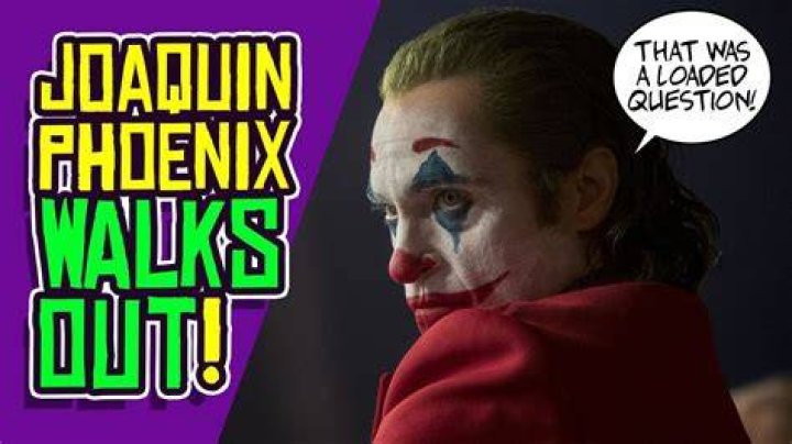 Joaquin Phoenix Walks Out Of Joker Interview After Being Asked This Question