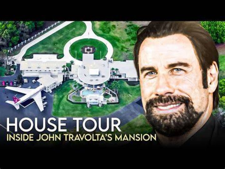 John Travolta house inside, tour, airport, planes, pictures