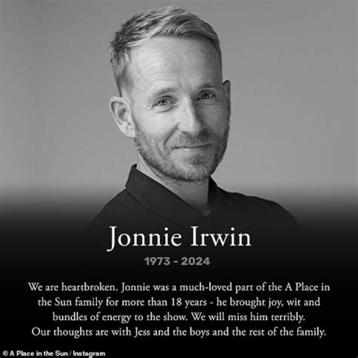 Jonnie Irwin accident: What happened to Jonnie Irwin on A Place in the Sun?