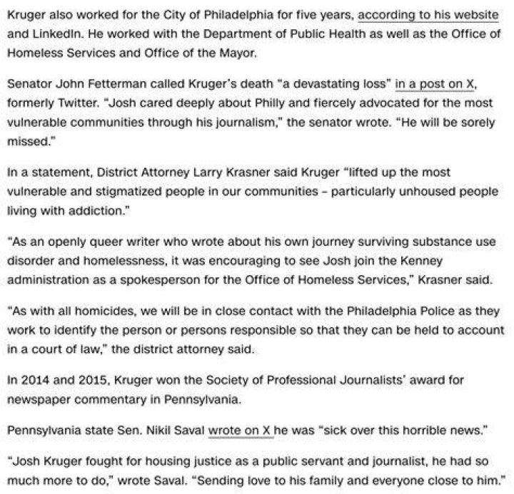 Journalist Josh Kruger Wiki, Obituary, Age, Wife, Girlfriend, Parents, Career and More