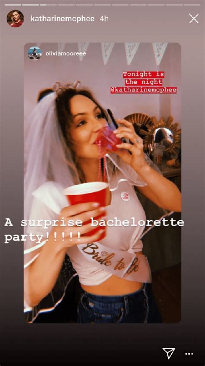 Katharine McPhee Has Surprise Bachelorette Party When Is Her Wedding To David Foster?