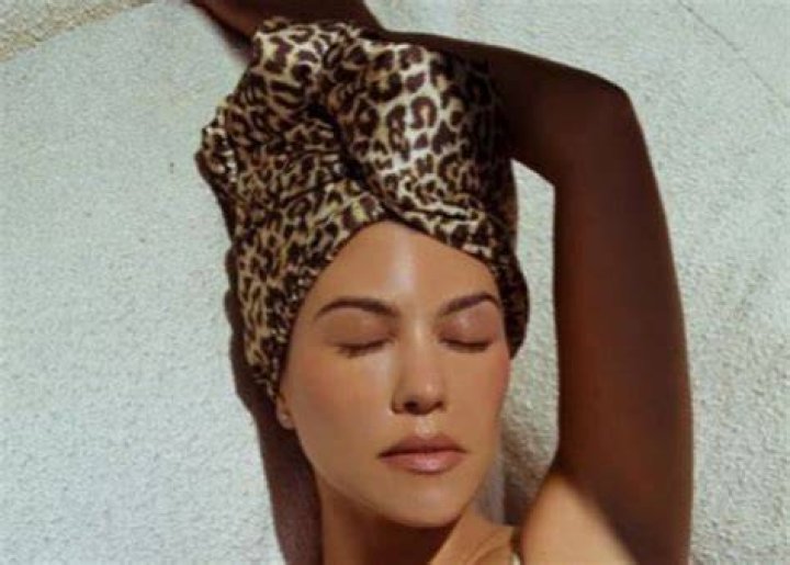Kourtney Kardashian Praised For New Leopard-Print Hair-Drying Turban On Poosh