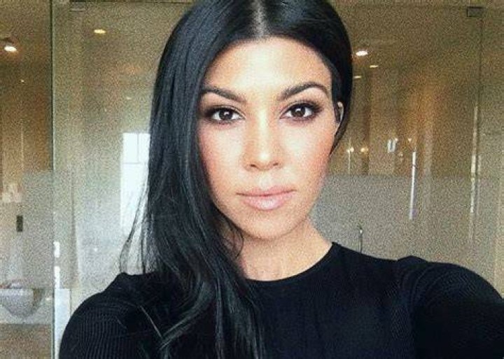 Kourtney Kardashian Wears Akoia Swim Two Piece While At The Beach With Scott Disick