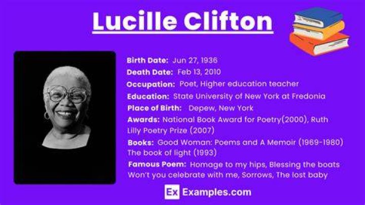 Lucille Clifton Biography - Facts, Childhood, Family Life & Achievements