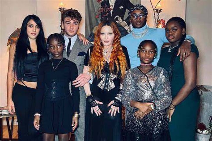 Madonna, Together With Her Children Rocco Ritchie And Lourdes Lola Leon, Sat In The Front Row Of The Concert