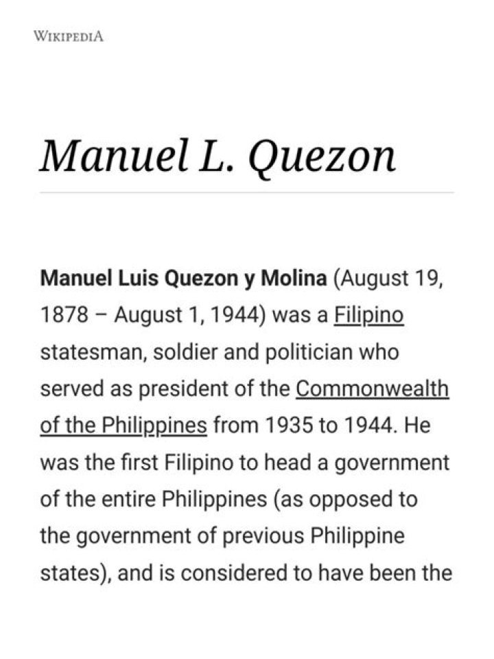 Manuel L. Quezon Biography - Facts, Childhood, Family Life & Achievements