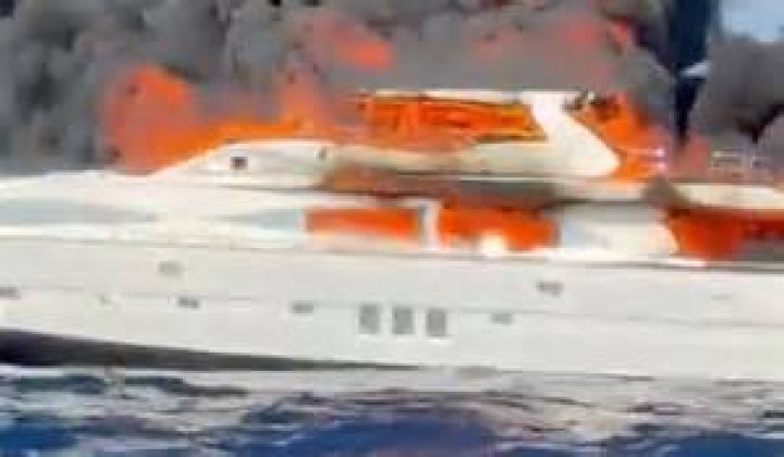 Marc Anthony’s 120-Foot Yacht Bursts Into Flames