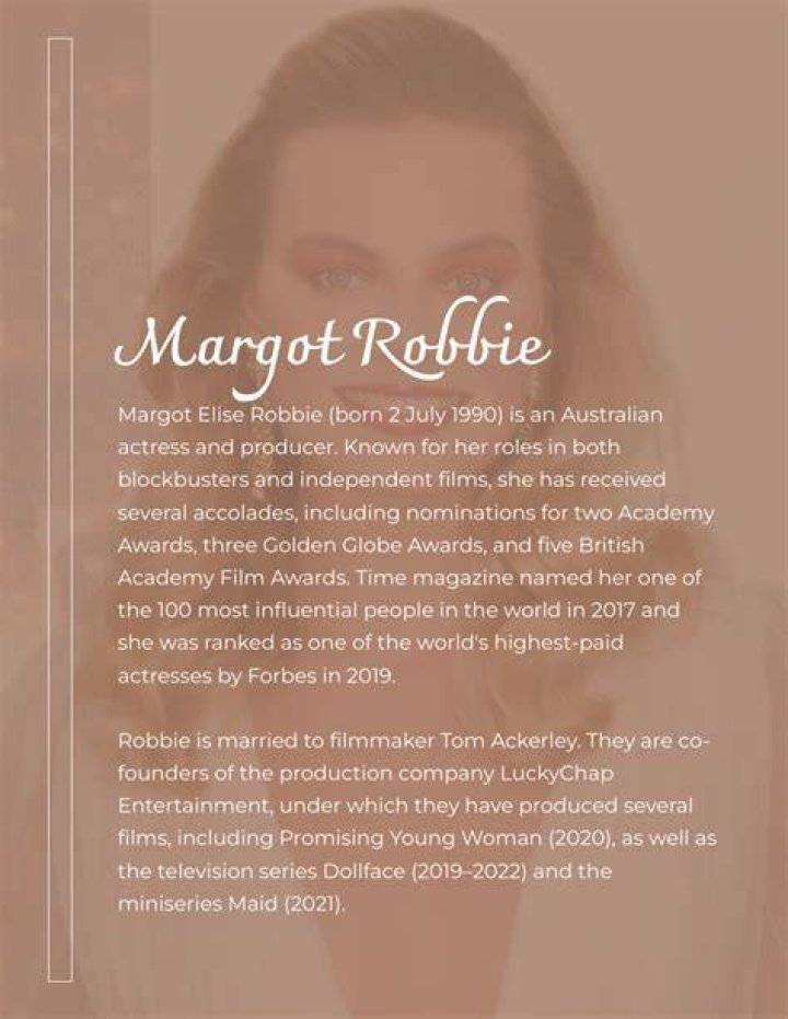 Margot Robbie Biography - Facts, Childhood, Family Life & Achievements