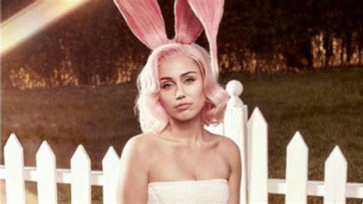 Miley Cyrus Gets Spanked By The Easter Bunny