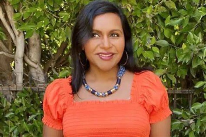 Mindy Kaling Is Gorgeous In Tory Burch Dress