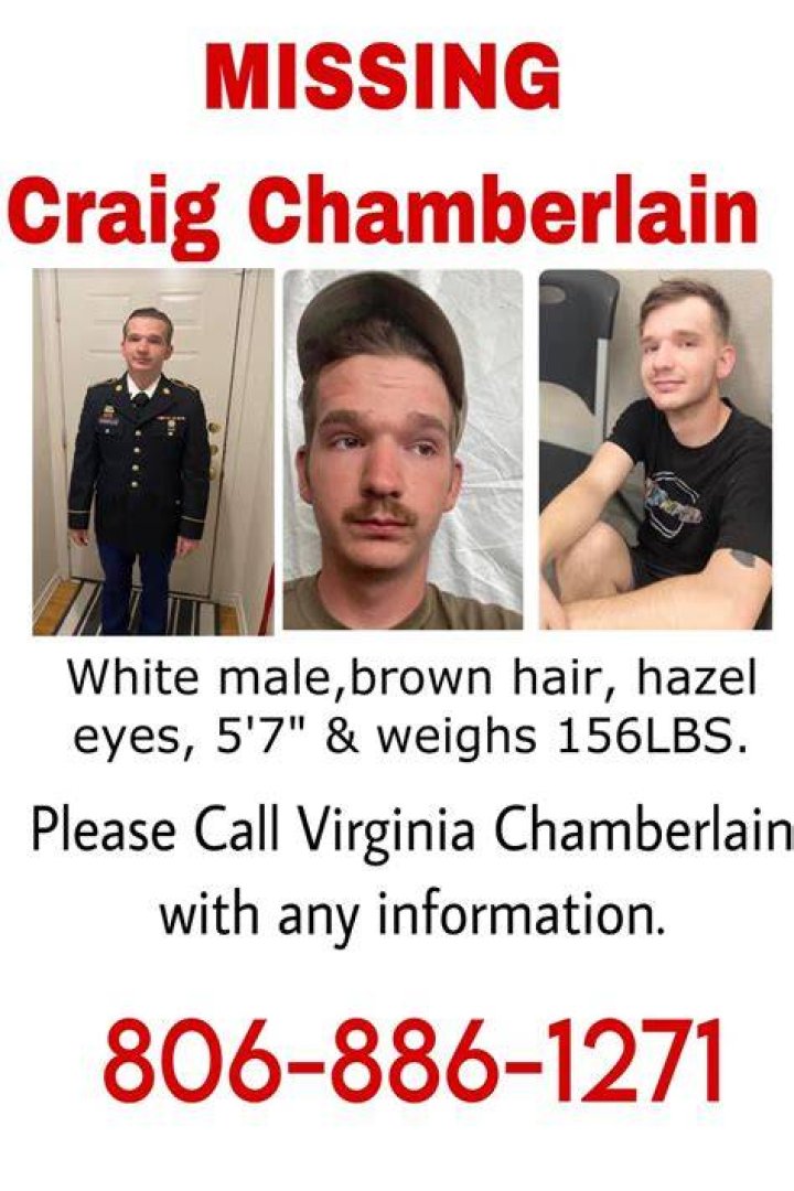 Missing Fort Cavazos Soldier Craig Chamberlain was found alive in Killeen